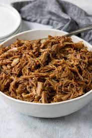 instant pot pulled pork complete