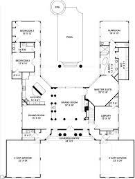 Pool House Plans Courtyard House Plans