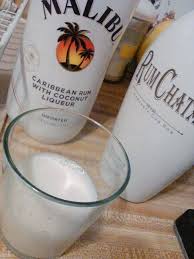 Malibu is based on rectified white barbados rum blended with natural coconut extracts and presented in a iconic opaque white bottle with the palm tree logo. Equal Parts Of Malibu Coconut Rum Rum Chata It Is Amazing Tastes Like Coconut Cream Pie Nearly Rumchata Drinks Boozy Drinks Liquor Drinks