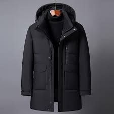 Jacket Thick Warm Hooded Parka