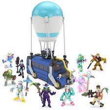 This is the battle bus from fortnite. Fortnite Battle Royale Collection Battle Bus Deluxe Edition With 10 Figures Smyths Toys Uk