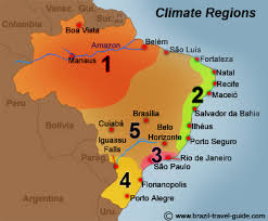 Climate Temperatures Humidity And Rain In Brazil