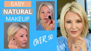 natural makeup for skin over 50