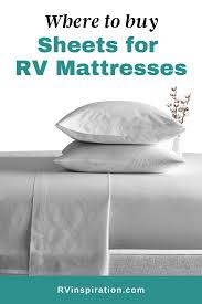 bedding for your rv mattress
