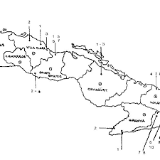 Discover sights, restaurants, entertainment and hotels. Outline Map Of Cuba And Its Provinces Showing Location And Code Number Download Scientific Diagram
