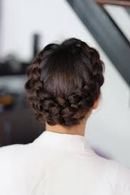 Brown hair braid, plait isolated on white background, hair care. 16 Marathon Hair Ideas From Pinterest