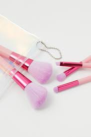 h m beauty 5 pcs mini makeup brush kit
