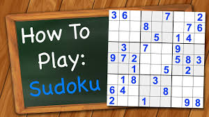 How to play Sudoku - YouTube