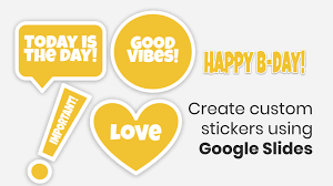 Designing your own bumper sticker can be easily done on your computer. How To Create Stickers Using Google Slides Slidesmania