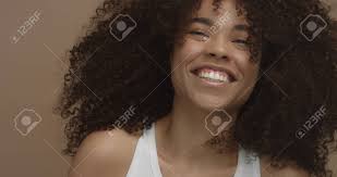 How to get curly hair for black men! Mixed Race Black Woman Portrait With Big Afro Hair Curly Hair Stock Photo Picture And Royalty Free Image Image 93437695