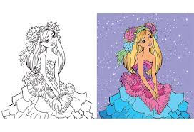 25 barbie coloring pages free