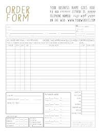 Sales Order Form Blank Gst Format In Excel Sample Word