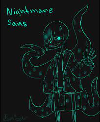 Someone asked for nightmare sans! I hope you like this gloopy guy, if you  want a sans,papyrus or any undertale au character drawn Ill do it. : r Undertale