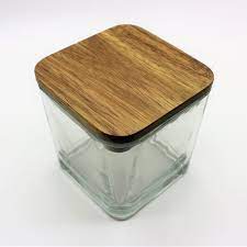 Premium Square Bamboo Lid Fits The