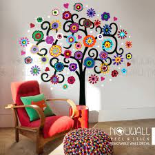Mexican Folk Art Colorful Flower Tree
