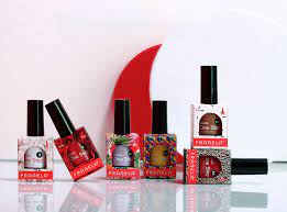franela nail polish packaging design