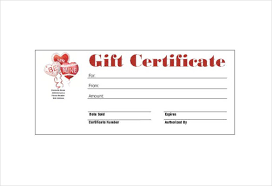 8 homemade gift certificate templates