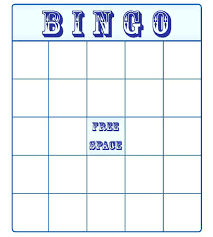 Free Blank Bingo Card Template 4 By Board 4 X 4 Images Of Word