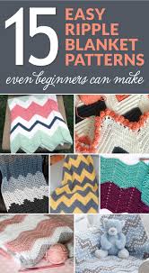 Free crochet patterns from crochet n more. 15 Easy Ripple Crochet Blanket Patterns Dabbles Babbles