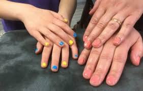 acrylic nails on children
