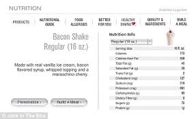 Jack In The Box Serves Bacon Milkshake With 1 081 Calories