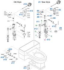 Pompton Series Toilet Repair Parts By