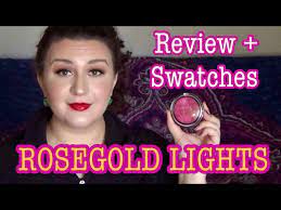 makeup revolution rosegold lights