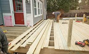 How To Build A Raised Deck The Home Depot