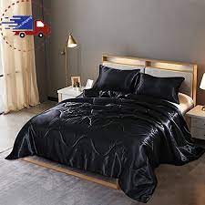 Ultra Soft Silky Comforter Black