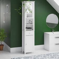 Think of humble bathroom cabinets as magic makers. Mirrored Tall Bathroom Cabinet Wayfair Co Uk