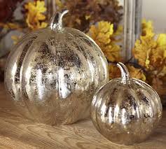Antique Mercury Glass Pumpkins