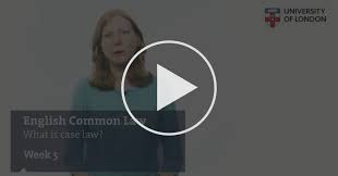 What does the english word law refer to? What Is Case Law Week Five Case Law Coursera