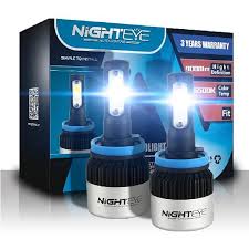 nighteye led car headlight bulbs 72w