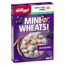 mini wheats cereal blueberry flavour