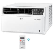 Prepare the window and ac unit. Lg Electronics 14 000 Btu 115 V Dual Inverter Smart Window Air Conditioner In White With Wi Fi Enabled And Remote Lw1517ivsm The Home Depot