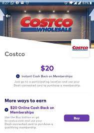 $20 or $10 shop card as executive. The Credit Traveler Time Limited Upto 50 Off Costco Membership