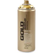 Spray Paint Gold 400 Ml 1 Tub 35022