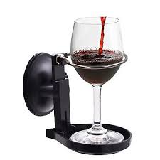 Portable Suction Cup Wine Glass Holder