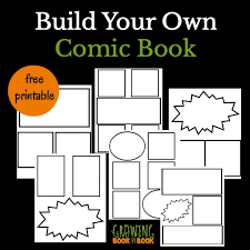 Cool Comic Book Templates For Kids
