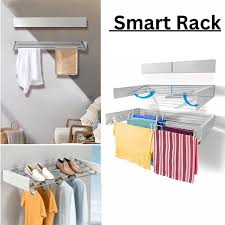 Retractable Clothes Drying Rack Wall