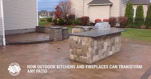 How Outdoor Kitchens And Fireplaces Can