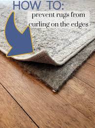 how to stop rugs from curling on the