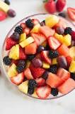 What should be in a fruit bowl?