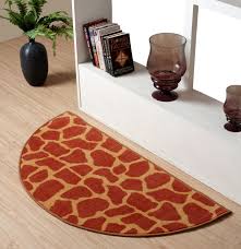 place giraffe on stilts area rug