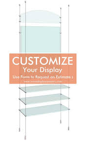 Cable Suspended Shelves Display Kit