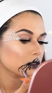 spider web halloween makeup tutorial