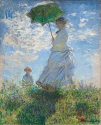 Woman With A Parasol Madame Monet And