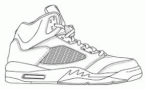 Jordan shoe or how to draw a nike shoe. Jordan Shoe Coloring Pages Coloring Home