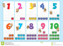 Momo Number Chart Stock Illustration Illustration Of