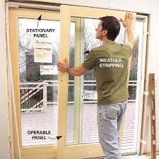 how to install glass in a door my